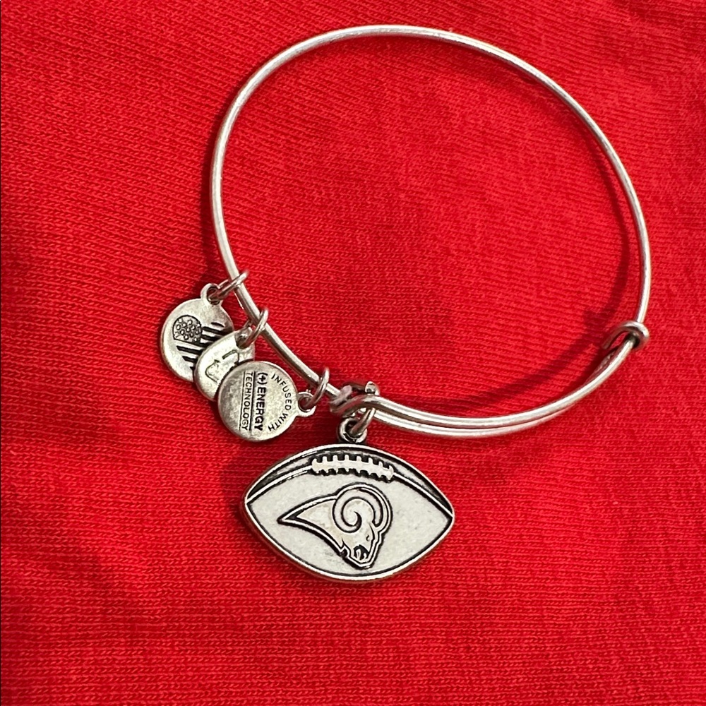 ALEX AND ANI Bracelet NFL ram 2015 Bracelet silver tone